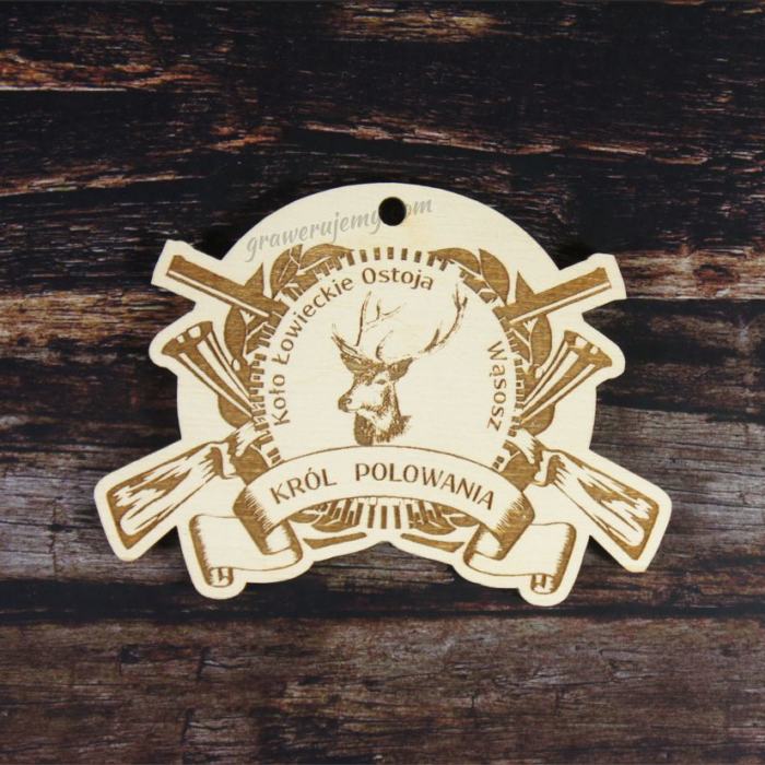Medal drewniany Myśliwski Król Polowania 116